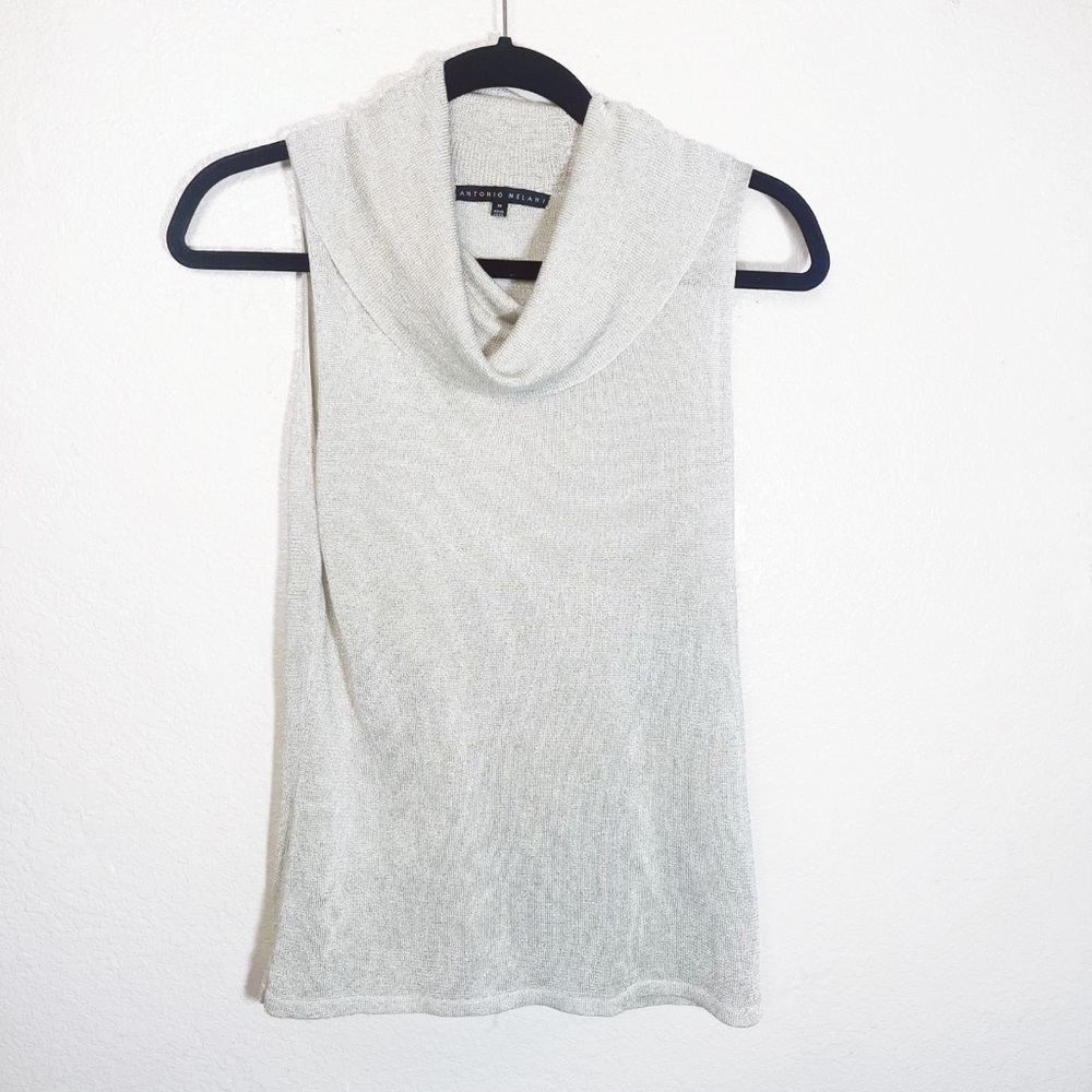 Antonio Melani Beige Loose Blouse